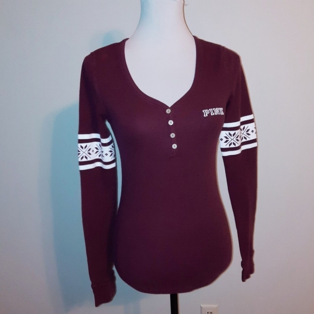 PINK Victoria's Secret Henley Top